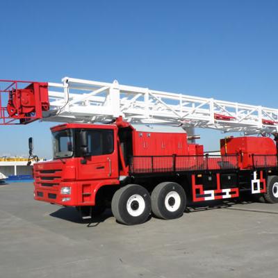 Truck mounted workover rig