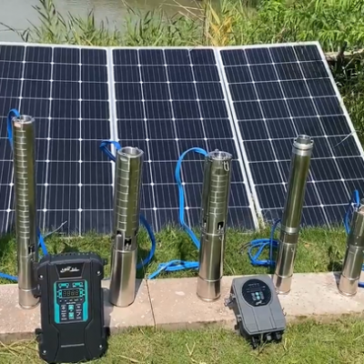 96v dc water pump solar Dc powered submersible deep well water pumps